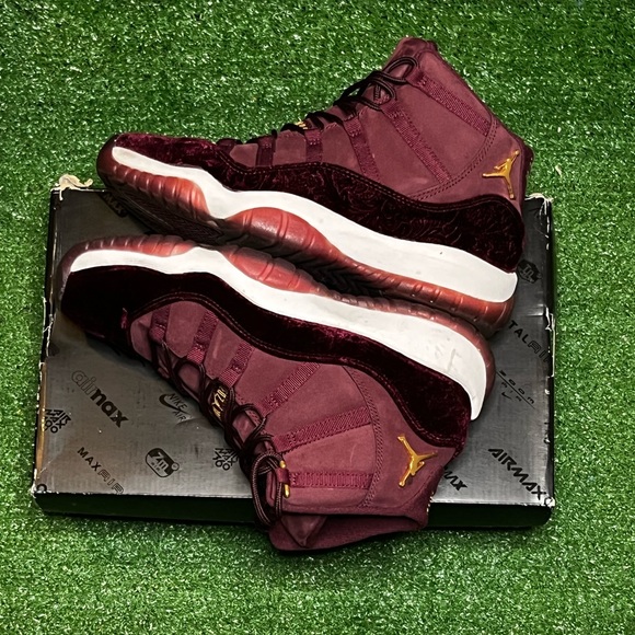 ‼️AUTHENTIC‼️ Air Jordan 11 Retro GG Heiress Night Maroon. - Picture 2 of 6